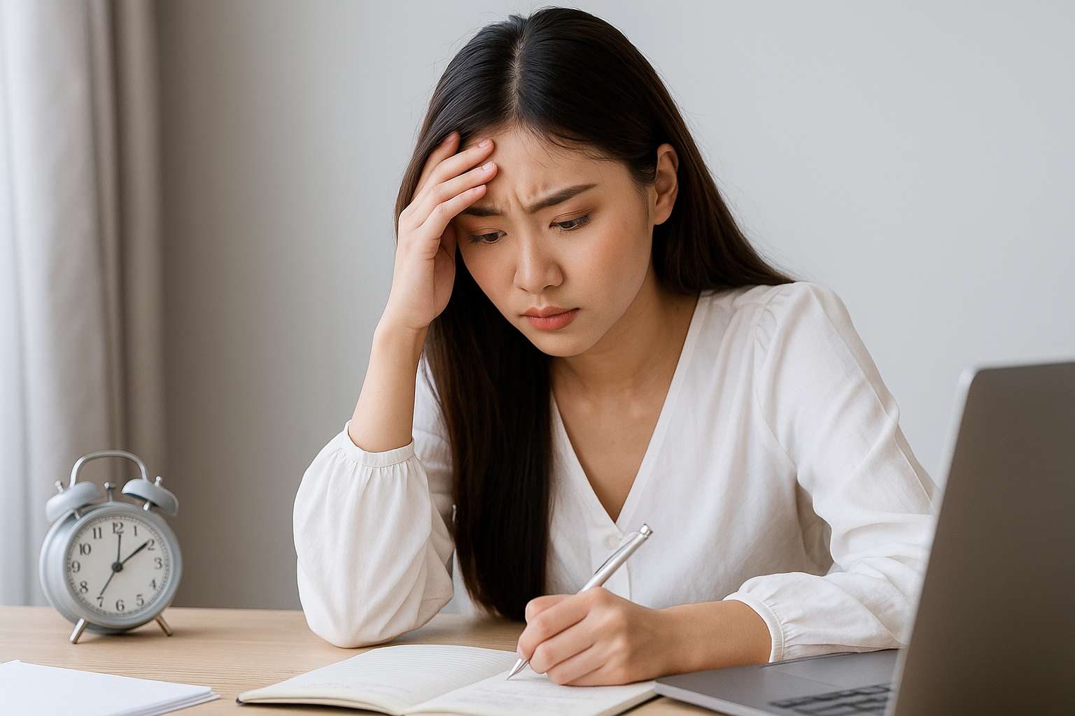 Sinh viên áp lực deadline