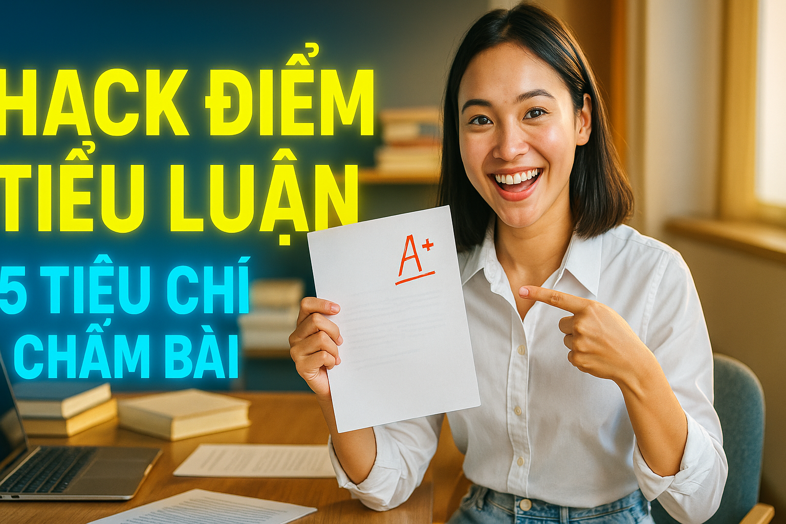 Hack 5 tiêu chí chấm điểm bài tiểu luận – minh họa cho sinh viên Việt Nam