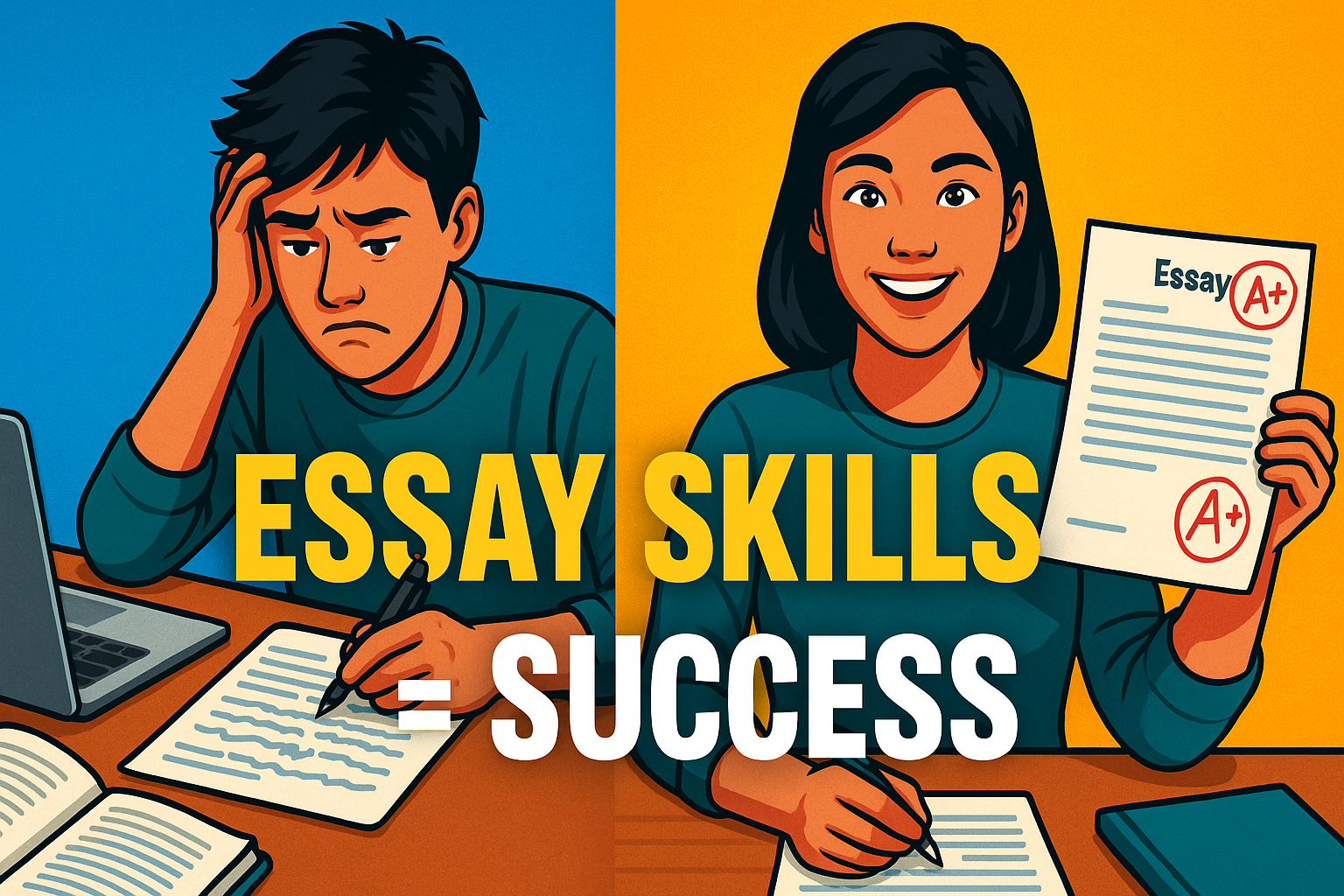 Sinh viên rèn luyện kỹ năng viết luận