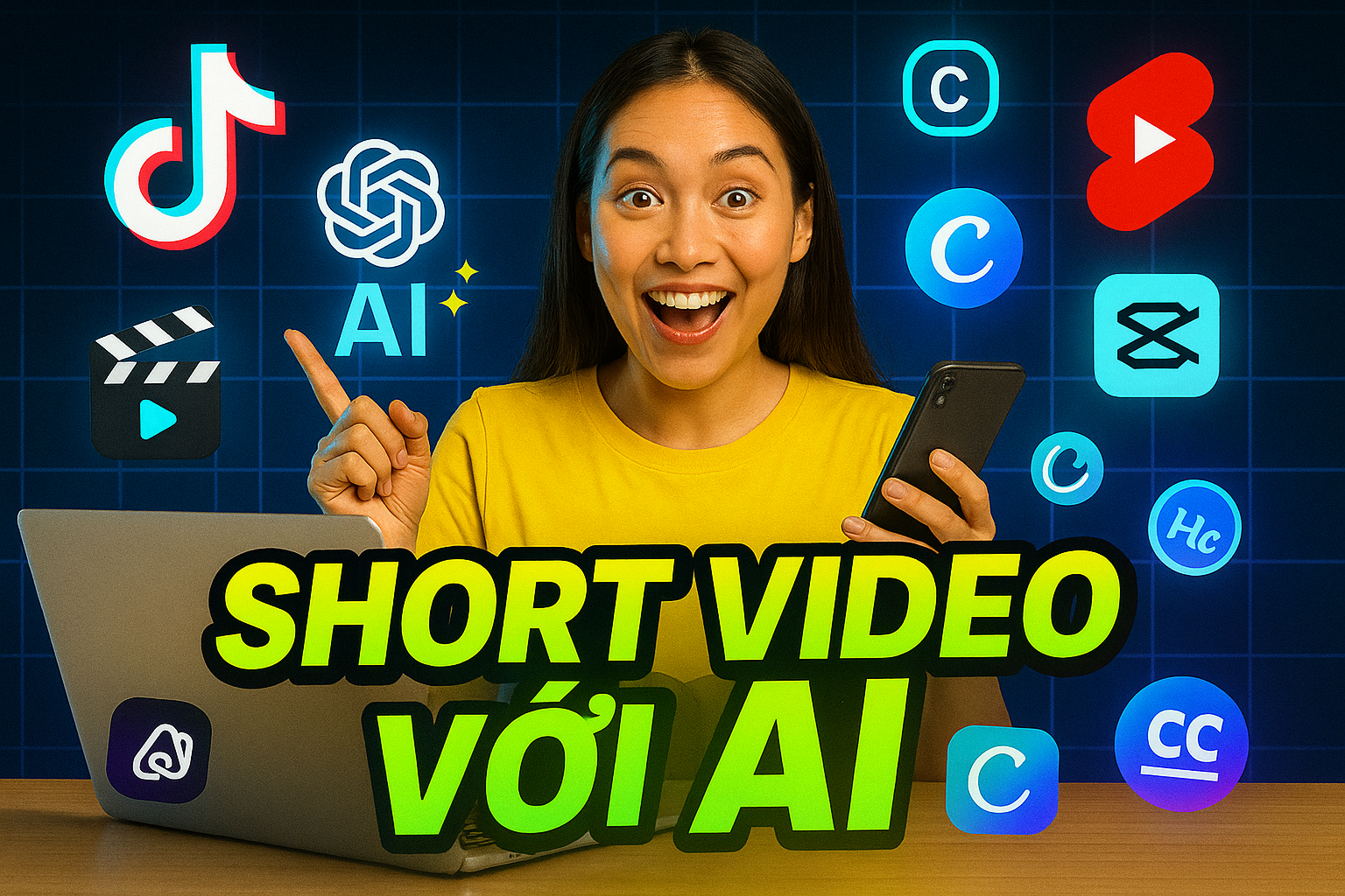 Sinh viên làm short video bằng AI: từ ý tưởng đến đăng tải SEO
